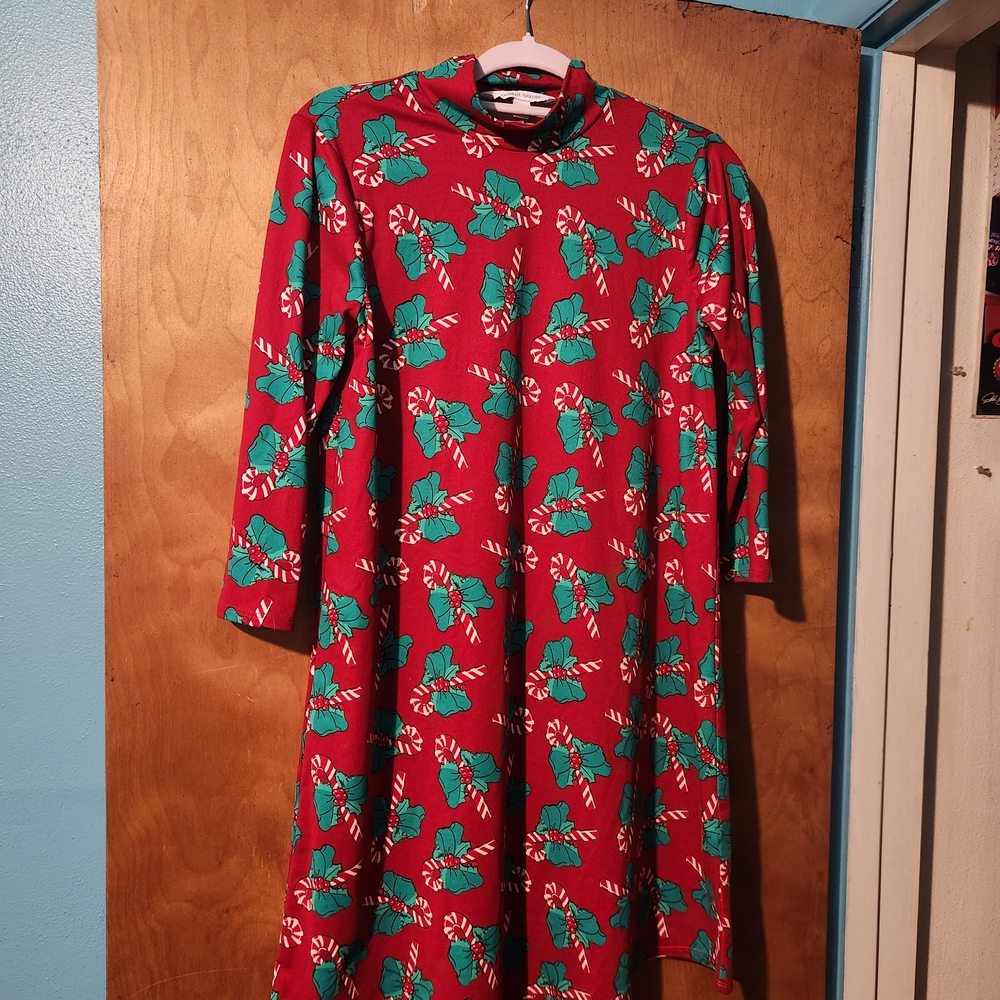 Vibrant Holiday Mini Dress